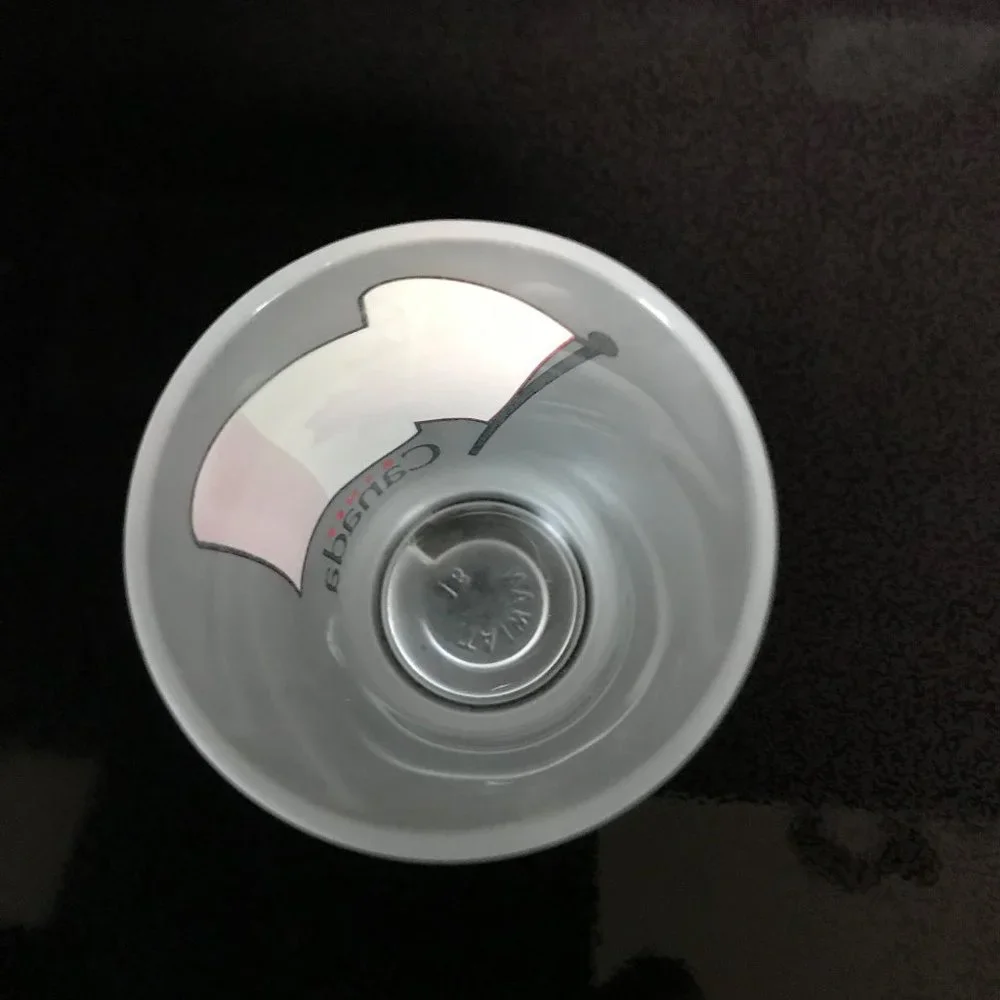 Canada flag frosted shot glass